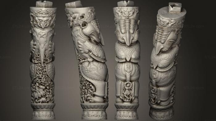 Статуи античные и исторические (Ножка Трона, STKA_1597) 3D модель для ЧПУ станка